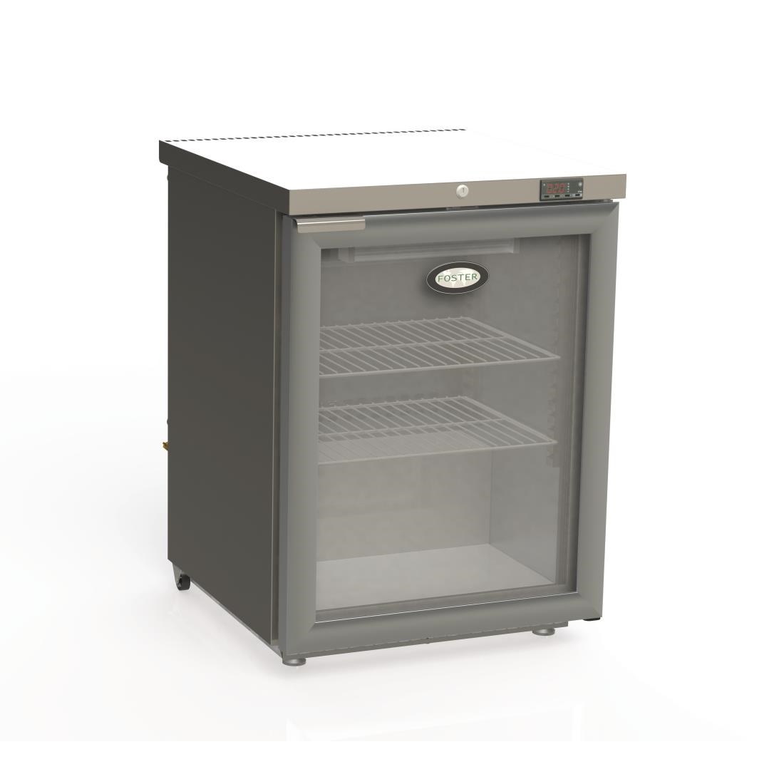 Foster 1 Glass Door 150Ltr Under Counter Fridge HR150 13/174 1 Foster 1 Glass Door 150Ltr Under Counter Fridge HR150 13/174