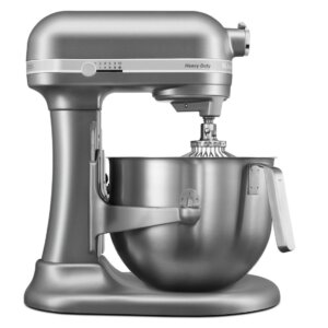 KitchenAid Heavy Duty Stand Mixer 6.9Ltr Silver 5KSM7591XBSL