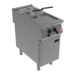 Falcon F900 Twin Pan, Twin Basket Electric Fryer on Feet E9342B