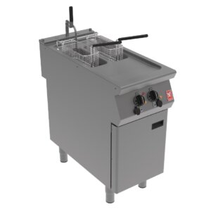Falcon F900 Twin Pan, Twin Basket Electric Fryer on Feet E9342F