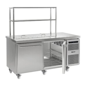 Gram Gastro 2 Door 586Ltr Pass-through Counter Fridge with Gantry K 1808 D CSH S OPL DL DR C2 U