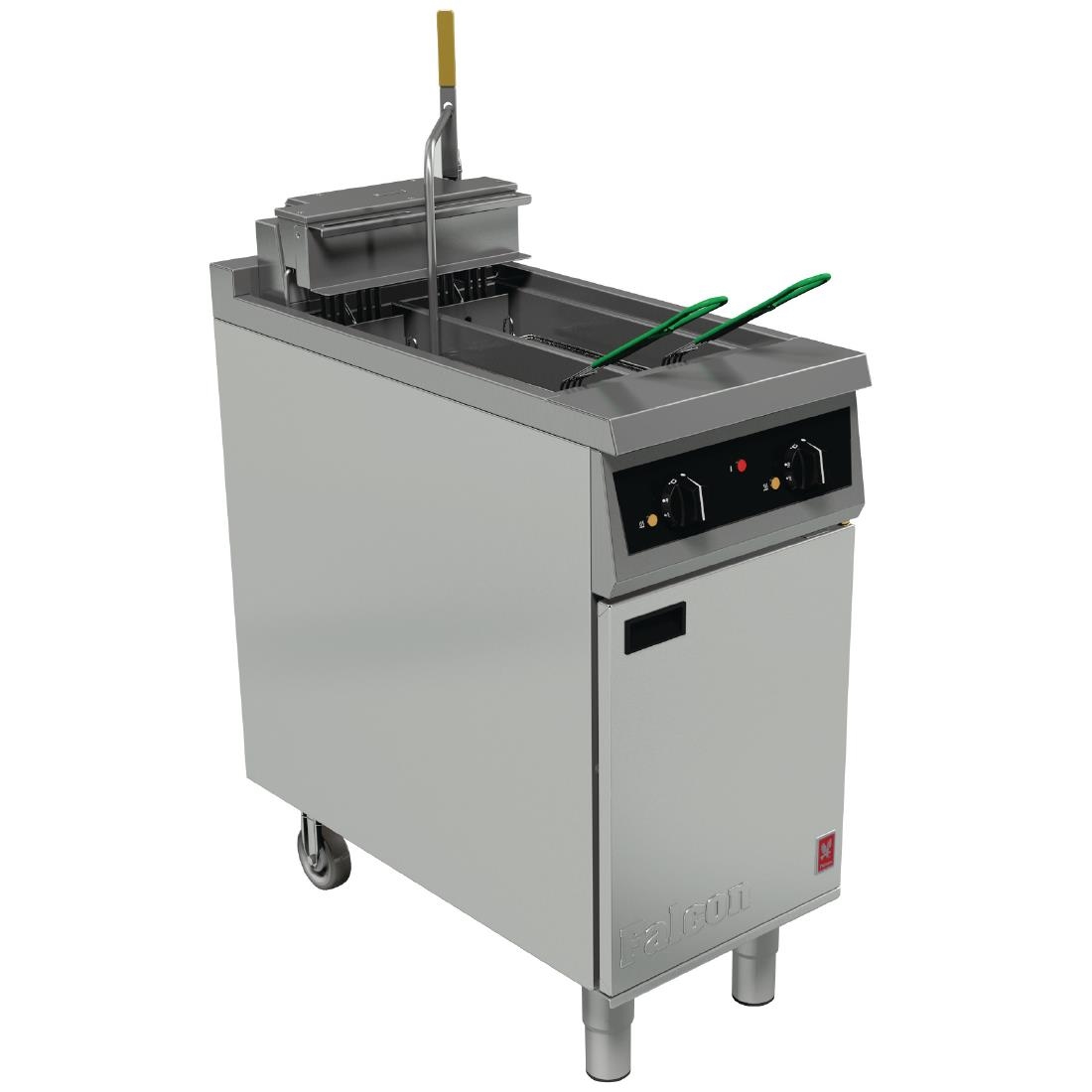 Falcon 400 Series Twin Tank Twin Basket Free Standing Electric Fryer E421F 1 Falcon 400 Series Twin Tank Twin Basket Free Standing Electric Fryer E421F