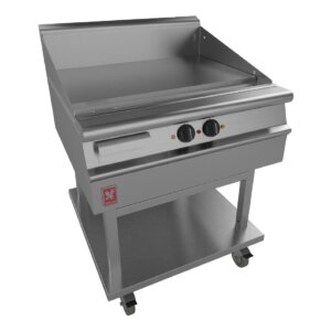 Falcon Dominator Plus 800mm Wide Smooth Griddle on Mobile Stand E3481