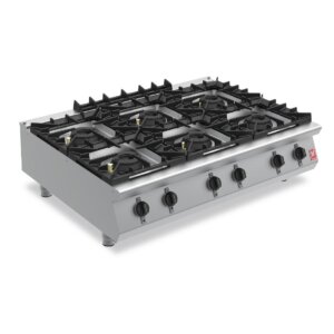 Falcon F900 Six Burner Countertop Boiling Hob Propane Gas G90126B