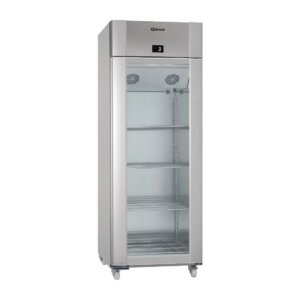 Gram Eco Twin 1 Glass Door 614Ltr Fridge Vario Silver KG 82 RCG C1 4N