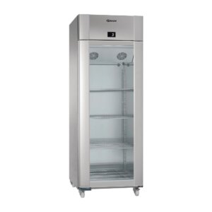 Gram Eco Twin 1 Glass Door 614Ltr Fridge Stainless Steel KG 82 CAG C1 4N