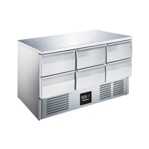 6 Drawer Compact Gastronorm Counter 368L