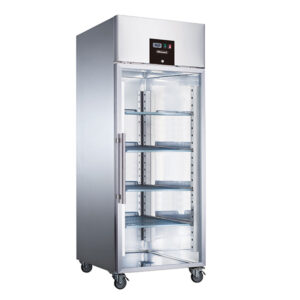 Single Glass Door Ventilated GN Refrigerator 650L