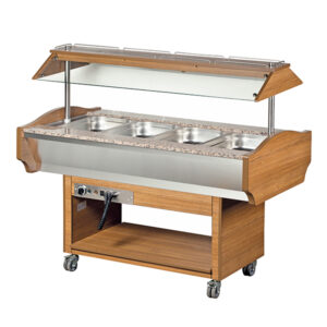 4 x GN1/1 Hot Buffet Display