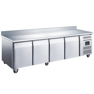 4 Door GN1/1 Counter with Upstand 553L